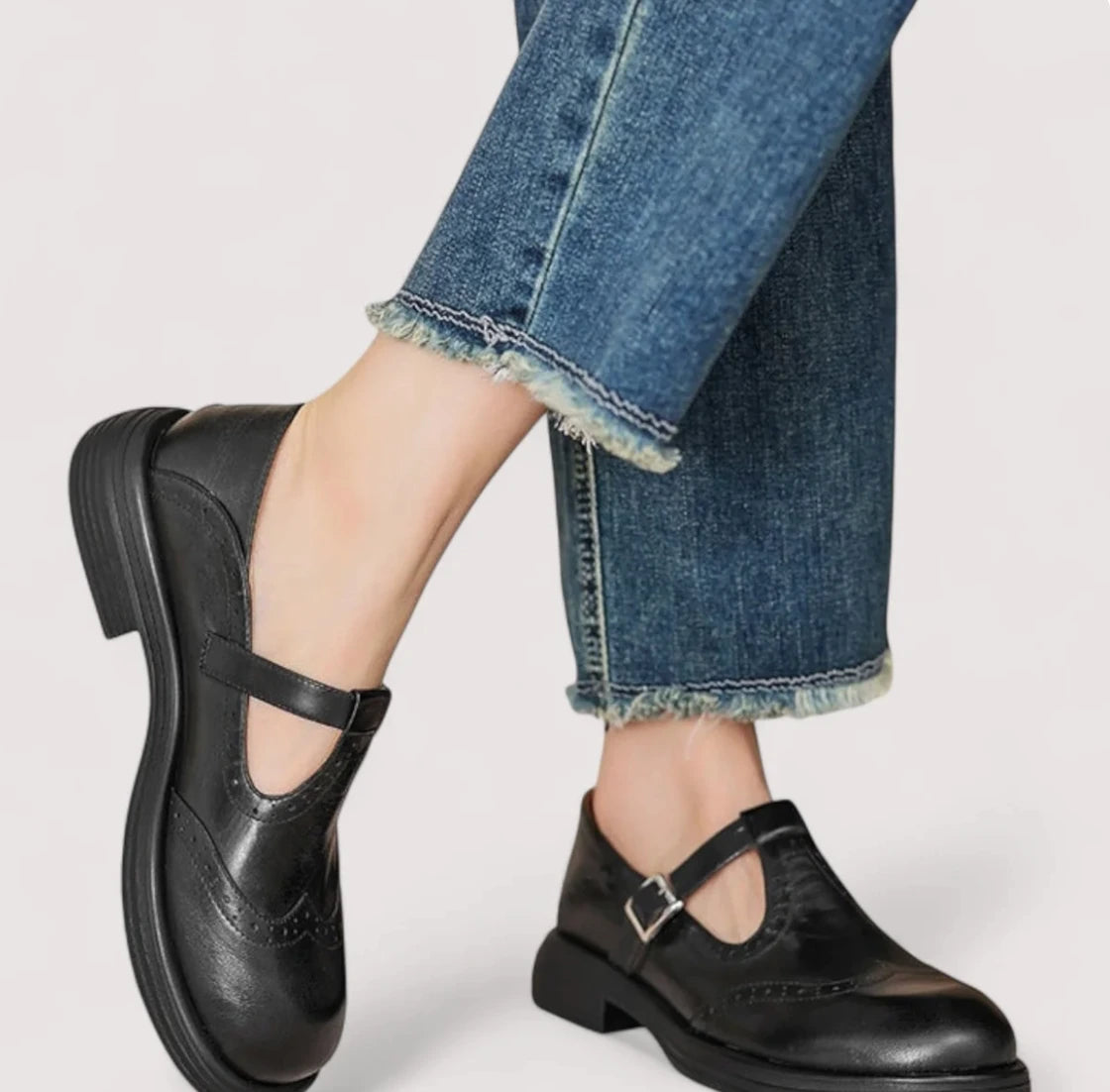 Bianca · Zapatos Oxford Mary Jane · Negro