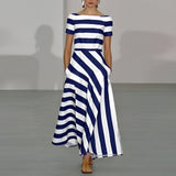 Miranda · Vestido de rayas y caída fluida · Imagen 4