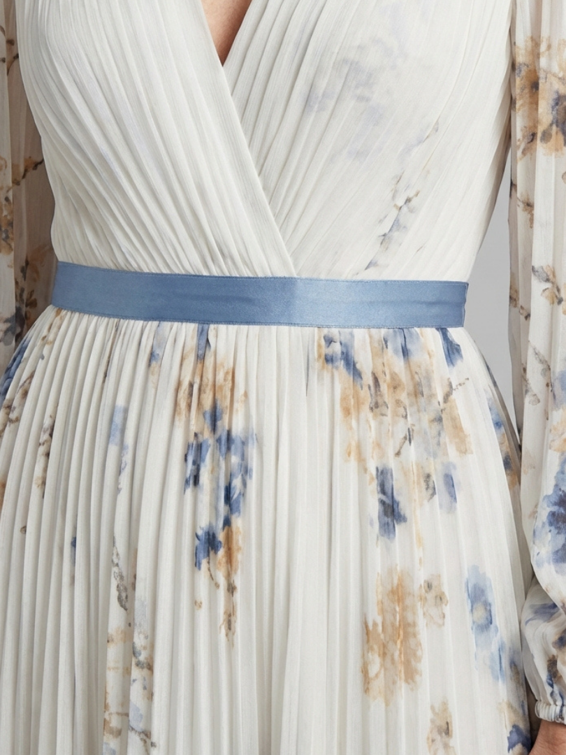 Sofía · Vestido largo floral de manga larga · Imagen 3