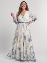 Sofía · Vestido largo floral de manga larga · Imagen 4