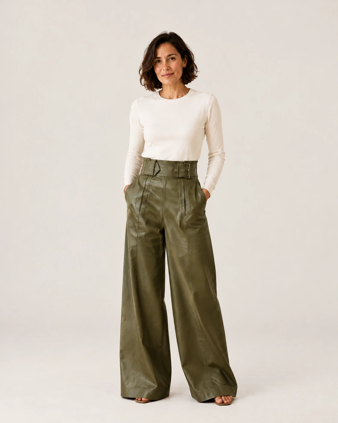 Renata · Pantalón de pernera ancha