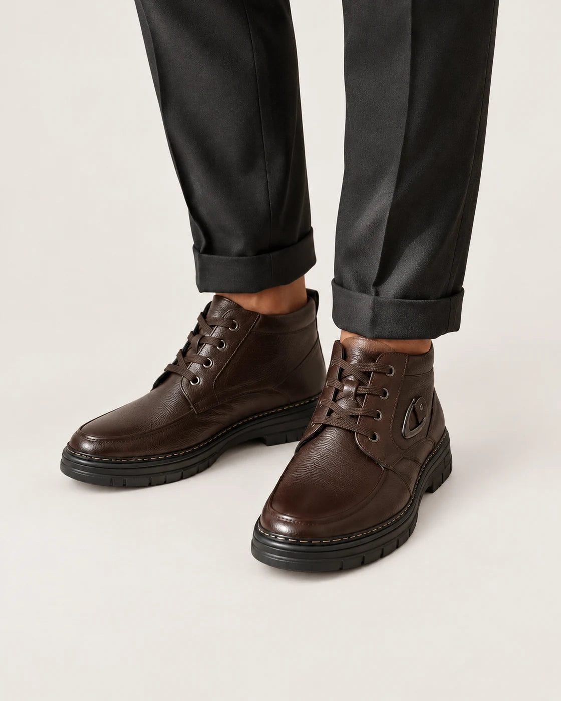 Simone · Botines de acabado liso
