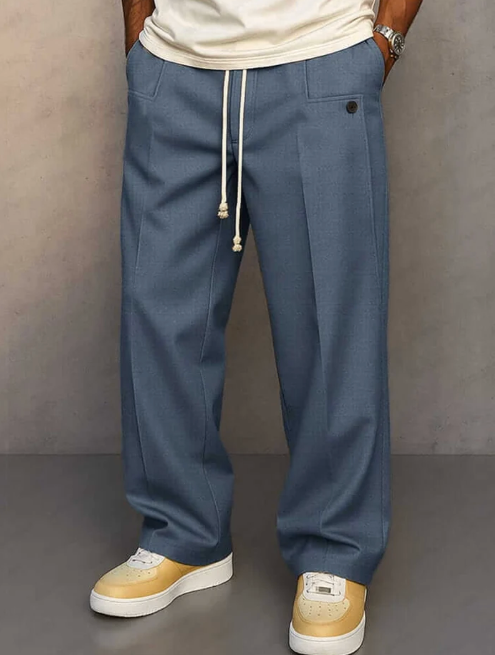 Elio · Pantalón fluido con cintura ajustable · Imagen 5
