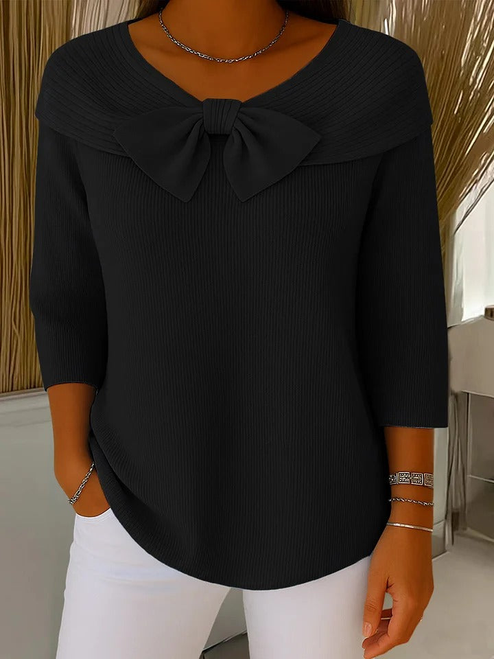 Trinidad · Jersey de cuello redondo con lazo · Imagen 6