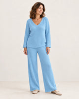 Kathy · Conjunto de punto de dos piezas · Azul