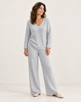 Kathy · Conjunto de punto de dos piezas · Gris