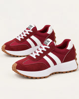 Lucia · Zapatillas retro con plataforma · Rojo