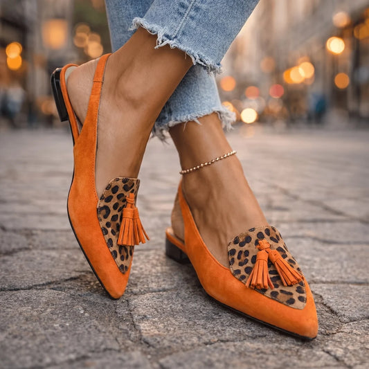 Elly · Zapatos destalonados con borlas · Imagen 1