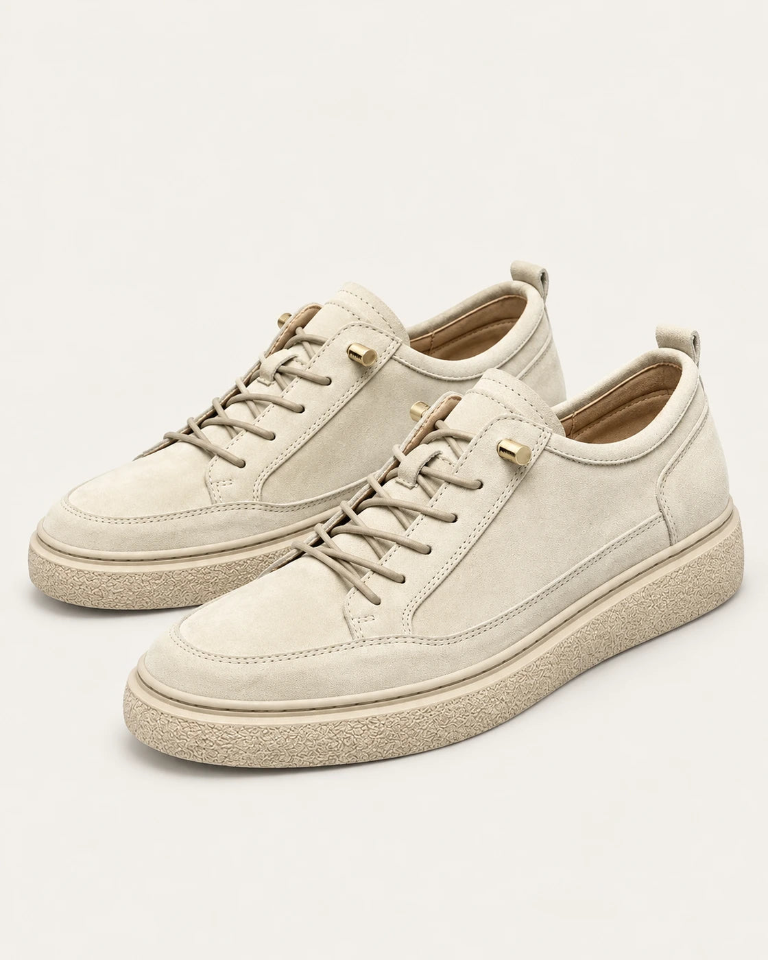 Nardo · Zapatillas de acabado efecto ante · Crema