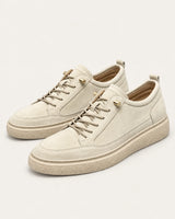 Nardo · Zapatillas de acabado efecto ante · Crema