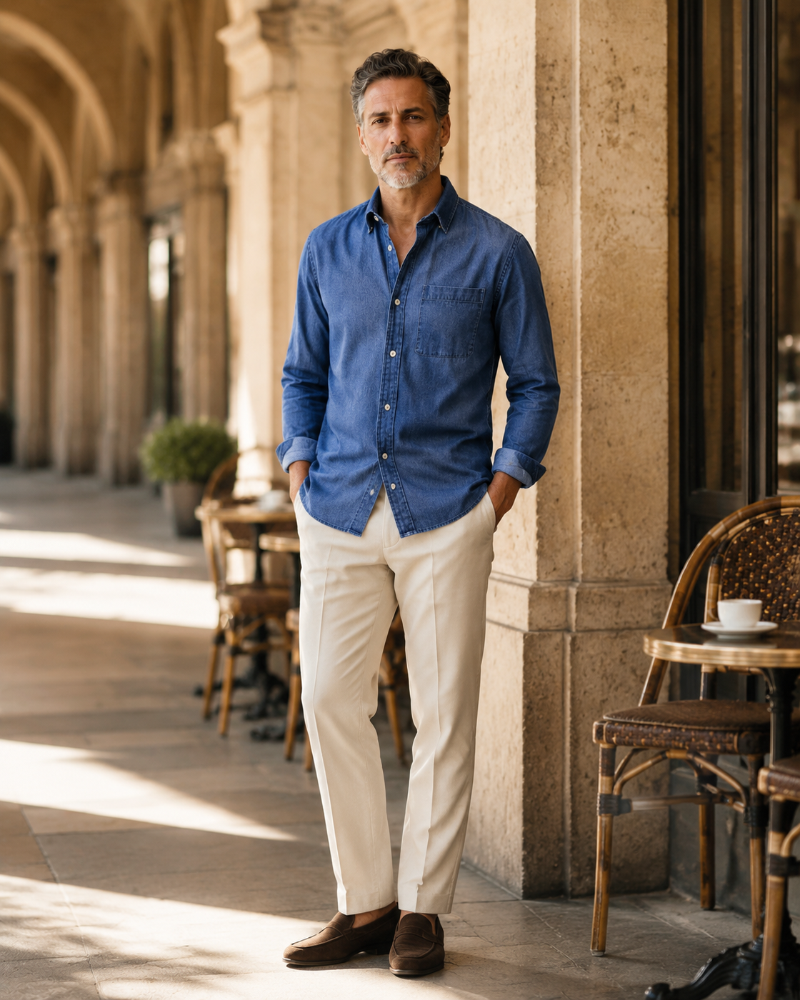 Amedeo · Camisa de líneas depuradas · Imagen 1