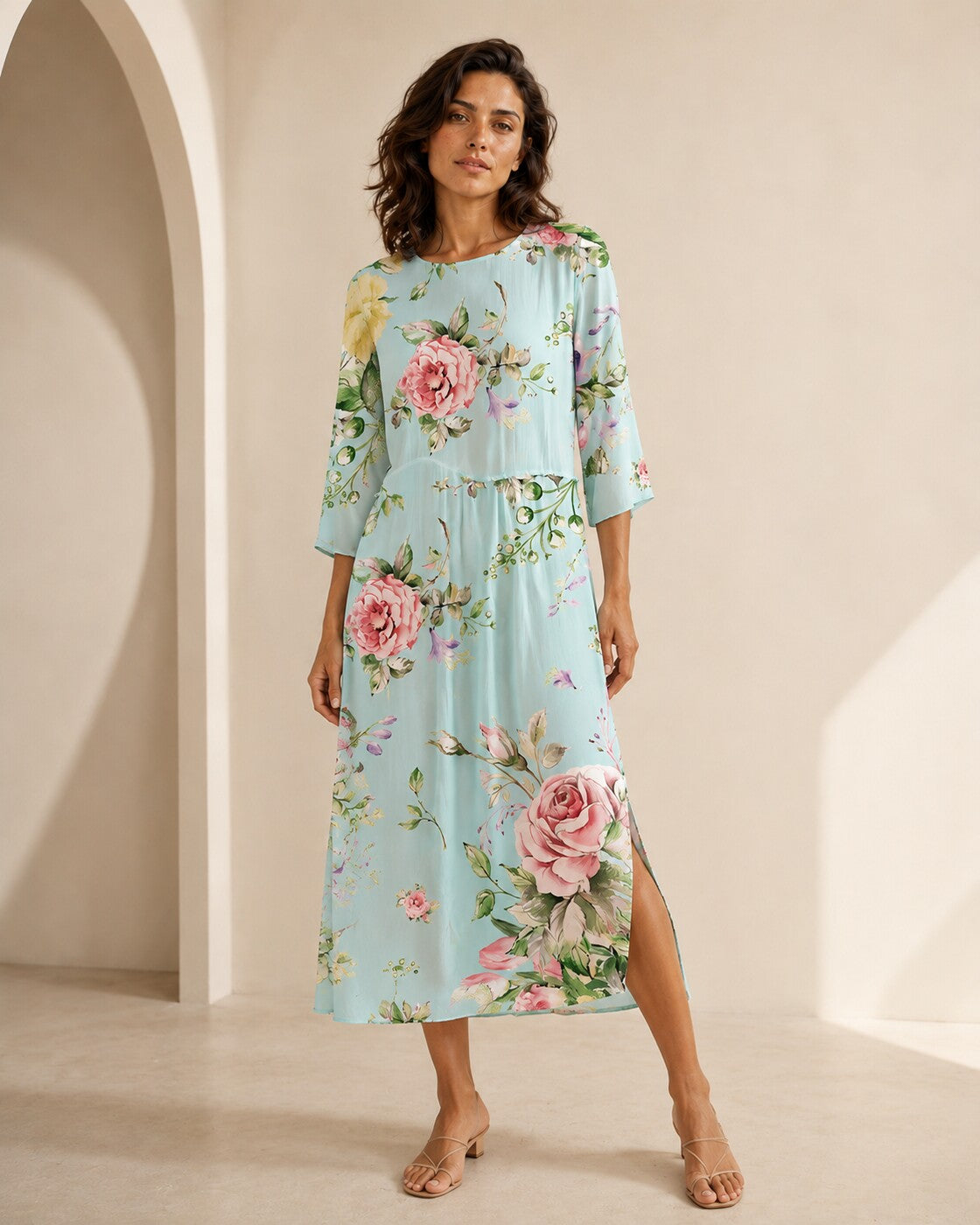 Fiorella · Vestido floral de corte relajado · Imagen 1