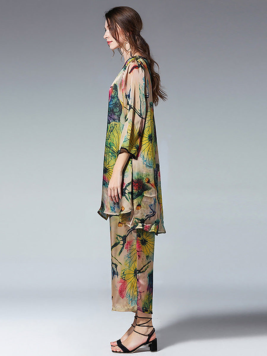 Fiorella · Conjunto floral de corte relajado · Imagen 5