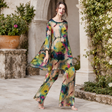 Fiorella · Conjunto floral de corte relajado · Imagen 1