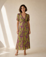 Ludovica · Vestido floral de caída fluida · Imagen 1