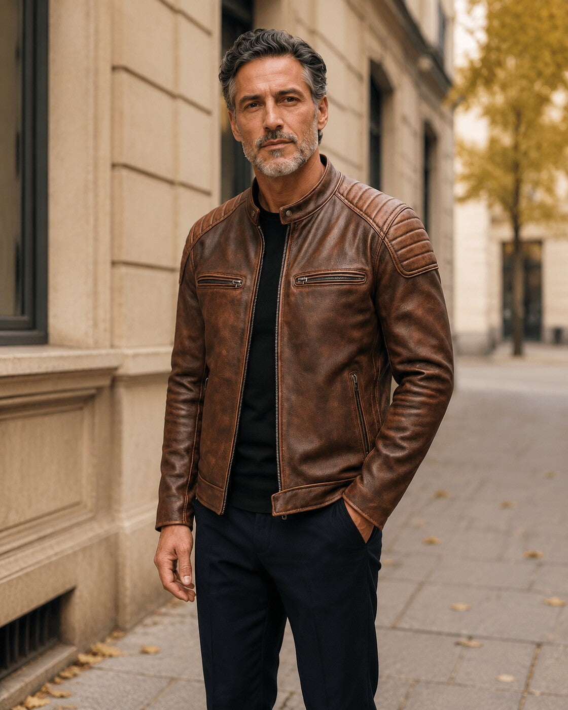 Marcello · Chaqueta de acabado texturizado · Imagen 1