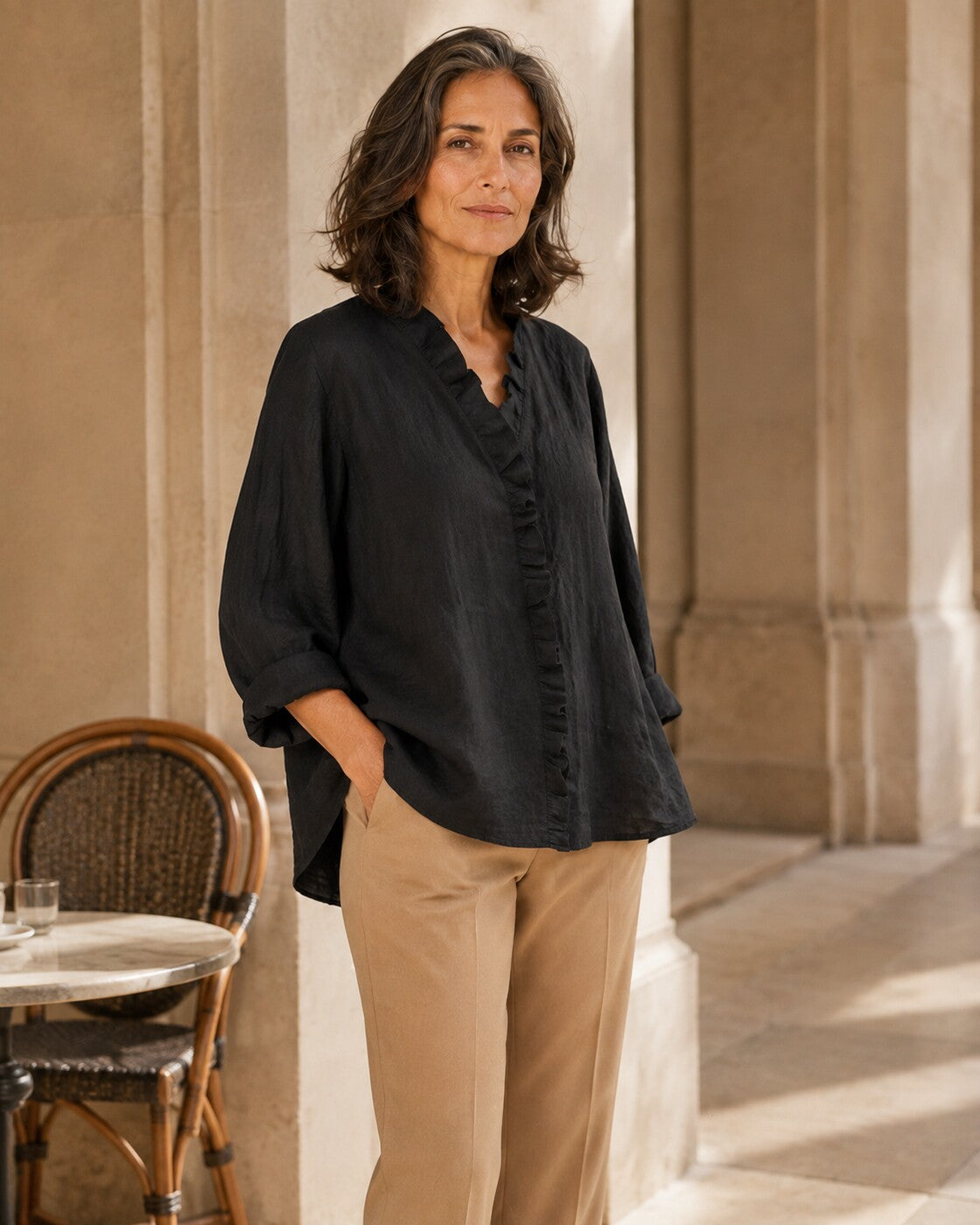 Romina · Blusa con volantes · Imagen 1
