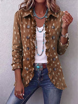 Nicolasa · Chaqueta de estampado animal con volantes · Imagen 1