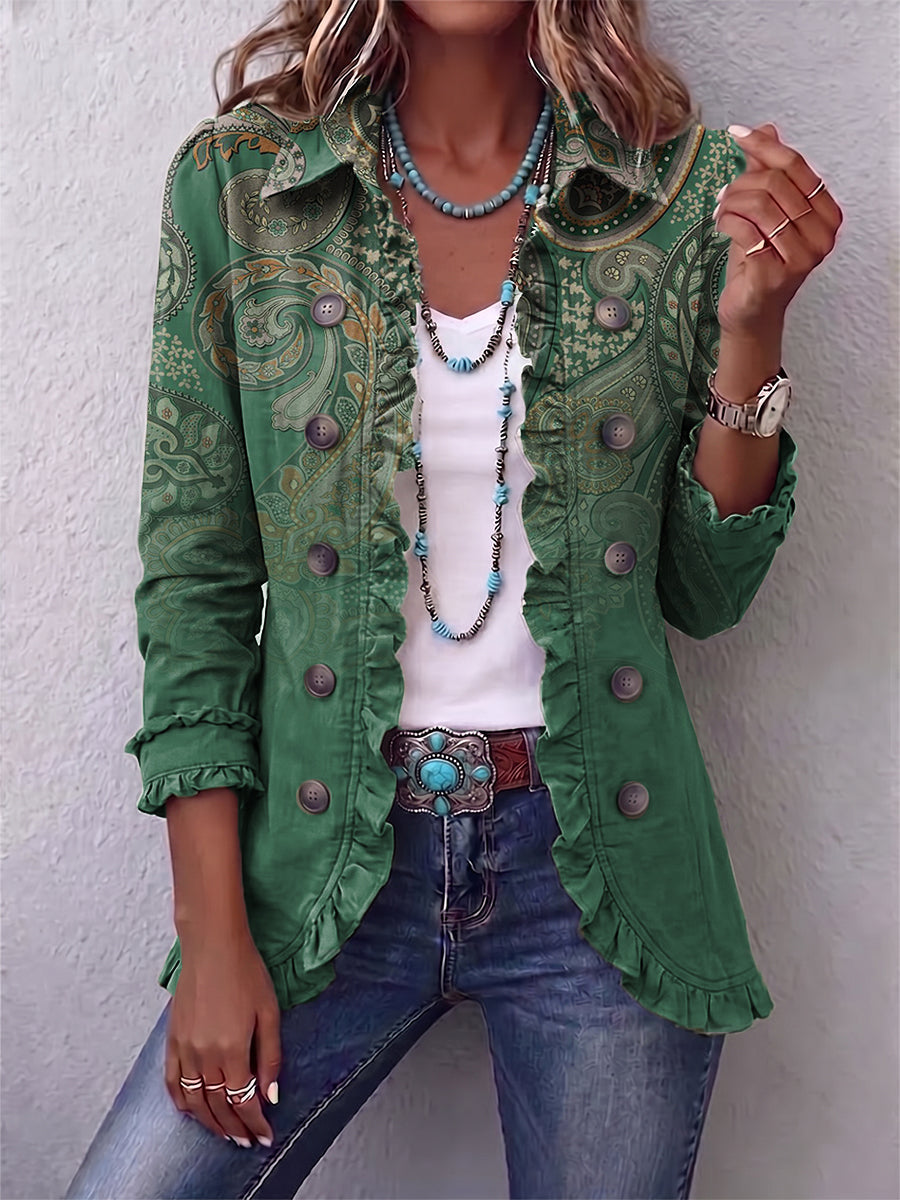 Jacinta · Chaqueta verde con volantes · Imagen 1