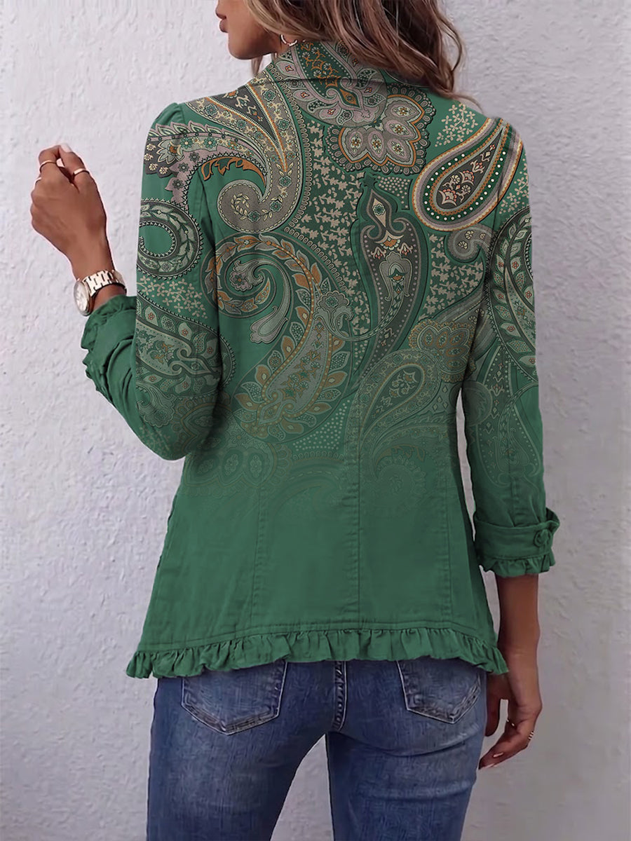 Jacinta · Chaqueta verde con volantes · Imagen 2