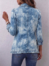 Genoveva · Chaqueta de estampado botánico con volantes · Imagen 2