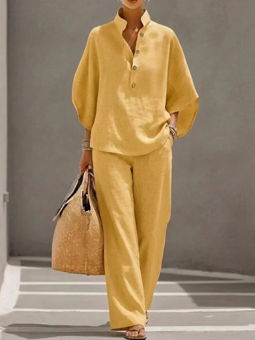 Maribel · Conjunto de manga murciélago y pantalón amplio · Imagen 7