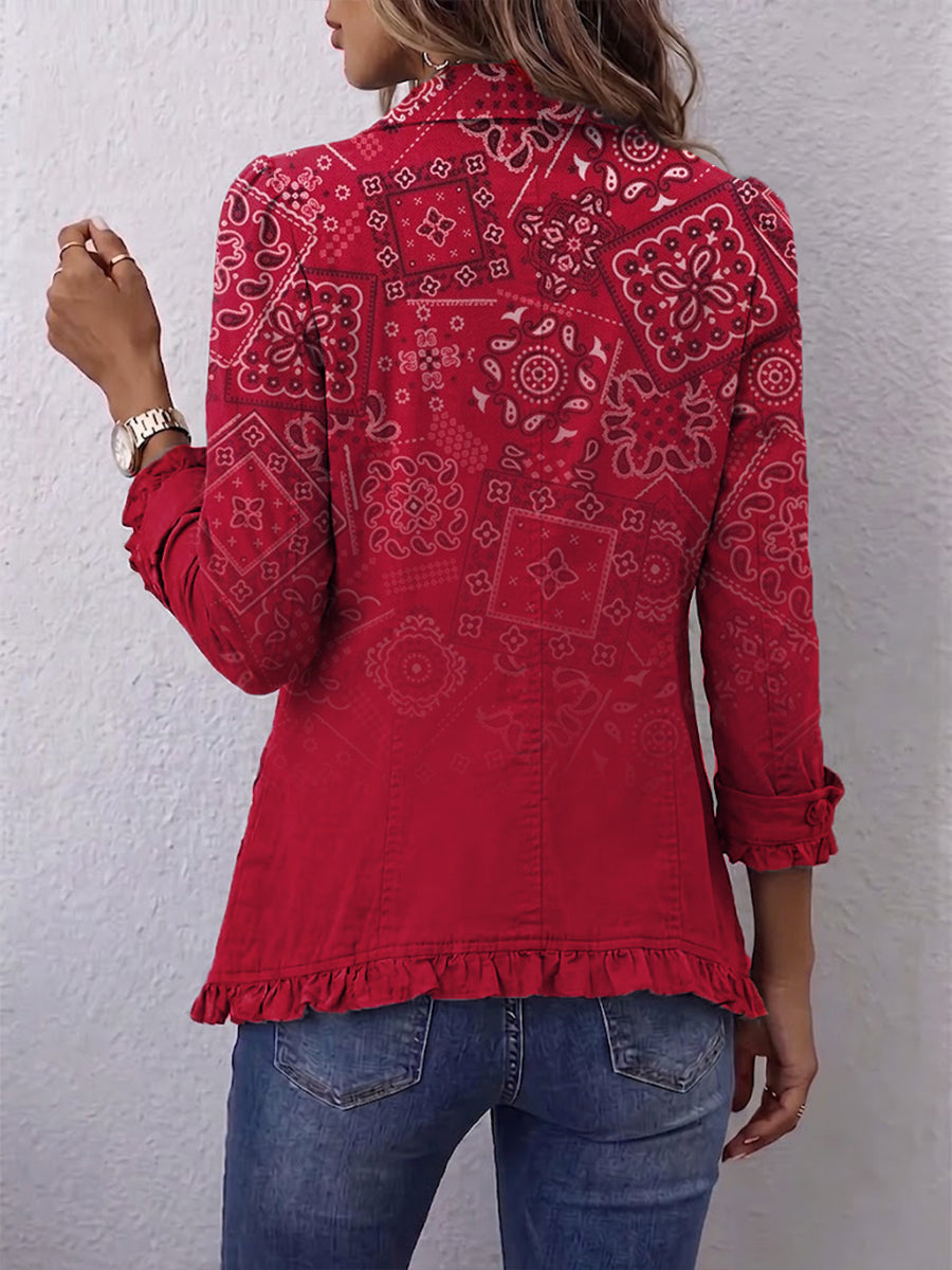 Clotilde · Chaqueta degradada con volantes · Imagen 2