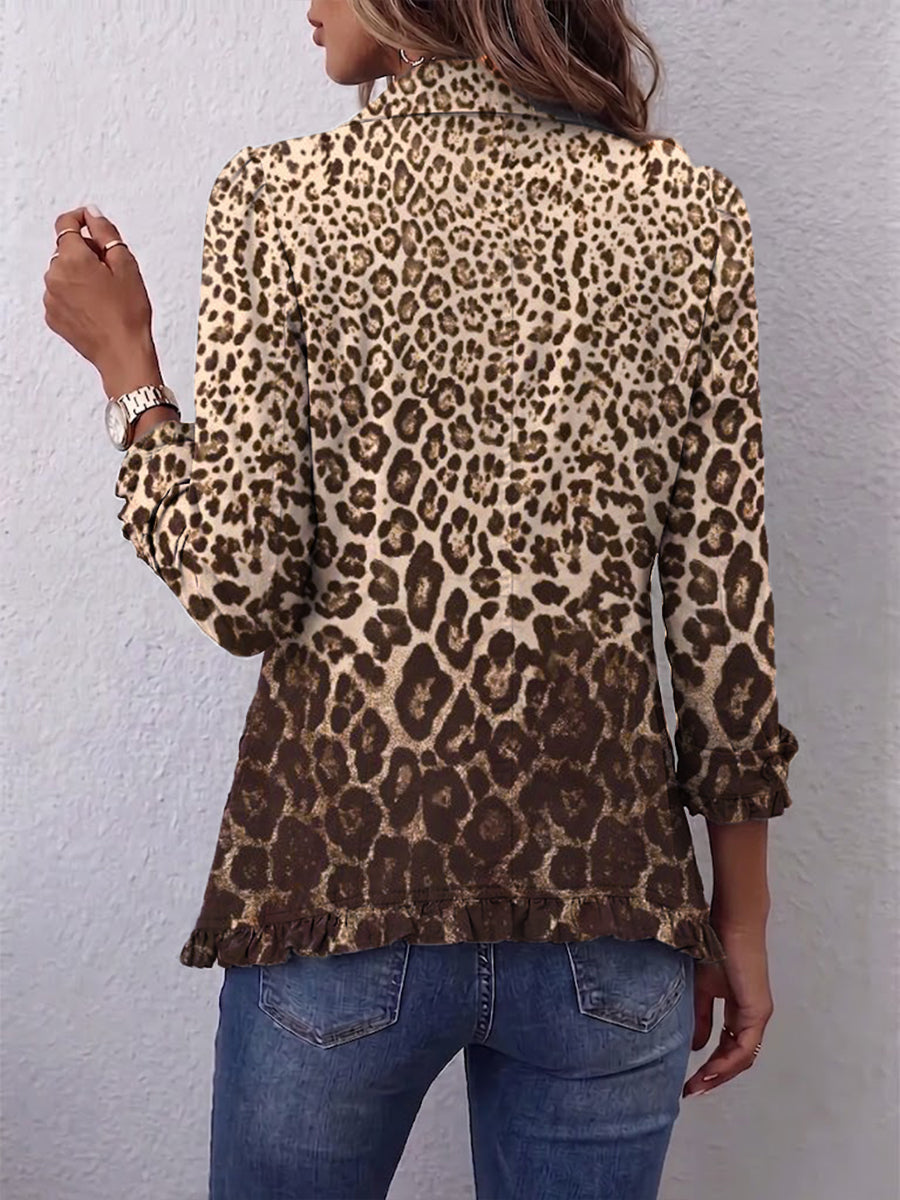 Nazaret · Chaqueta de leopardo con volantes · Imagen 2