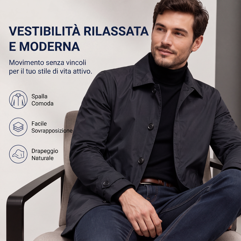 Amedeo · Gabardina urbana de corte medio · Imagen 6