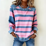 Rosalie · Sudadera de rayas rosas · Imagen 1