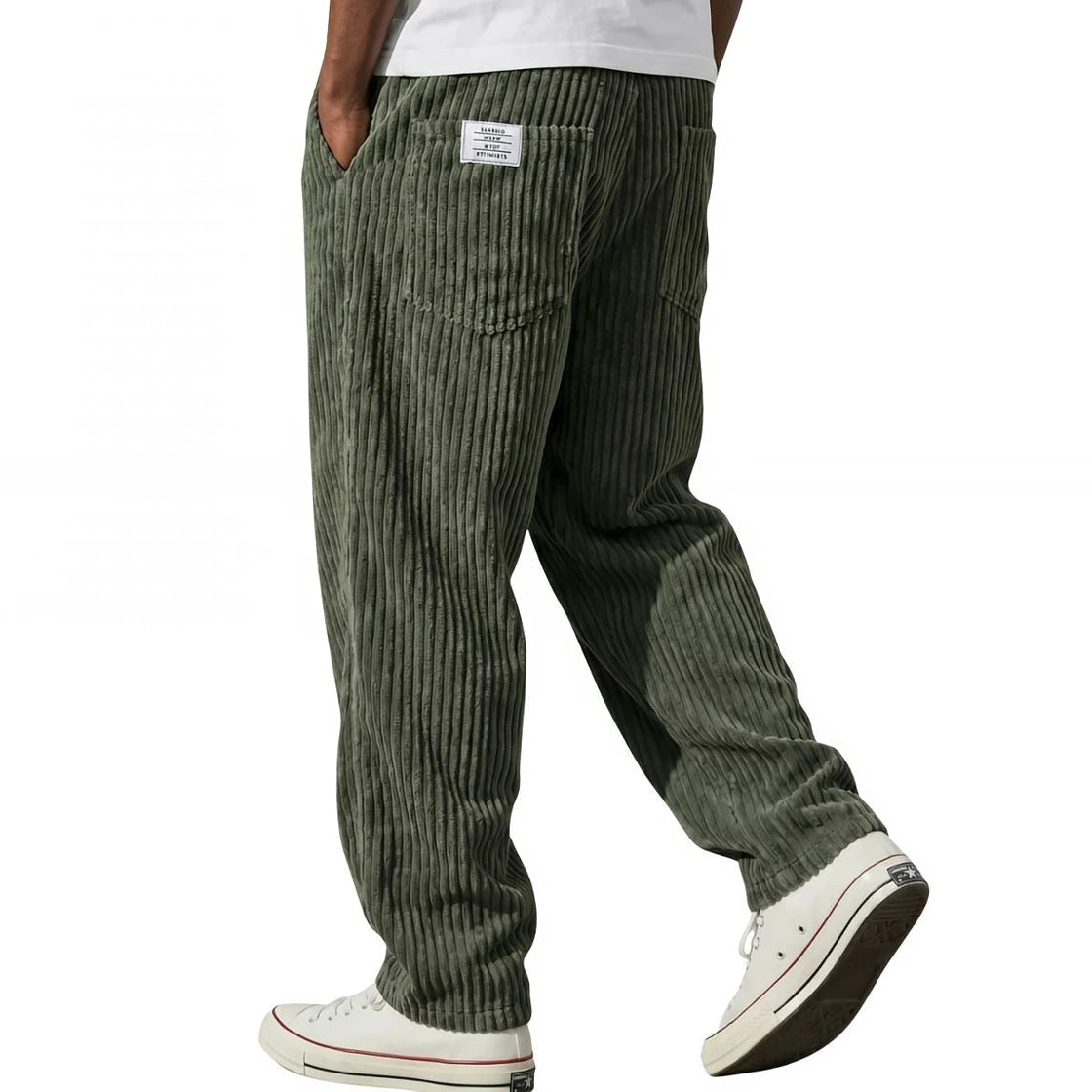 Varel · Pantalón de pana · Verde