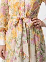 Noa · Vestido largo floral con transparencias · Imagen 3