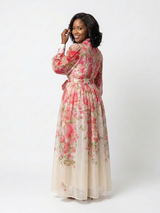 Noa · Vestido largo floral con transparencias · Imagen 6