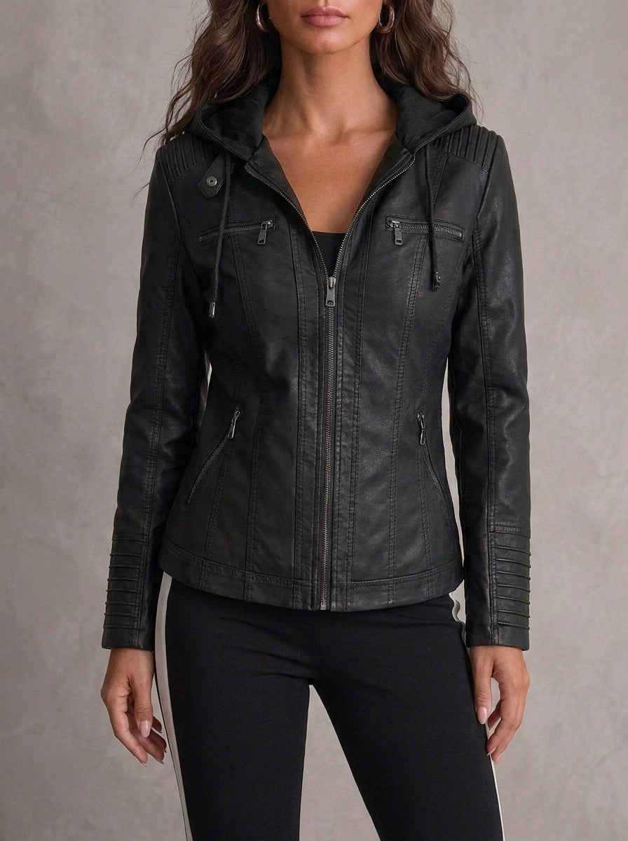 Flavia · Chaqueta con capucha y detalles acanalados · Imagen 2