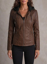 Flavia · Chaqueta con capucha y detalles acanalados · Imagen 3