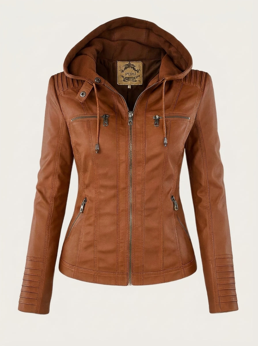 Flavia · Chaqueta con capucha y detalles acanalados · Imagen 4