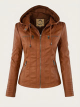Flavia · Chaqueta con capucha y detalles acanalados · Imagen 4