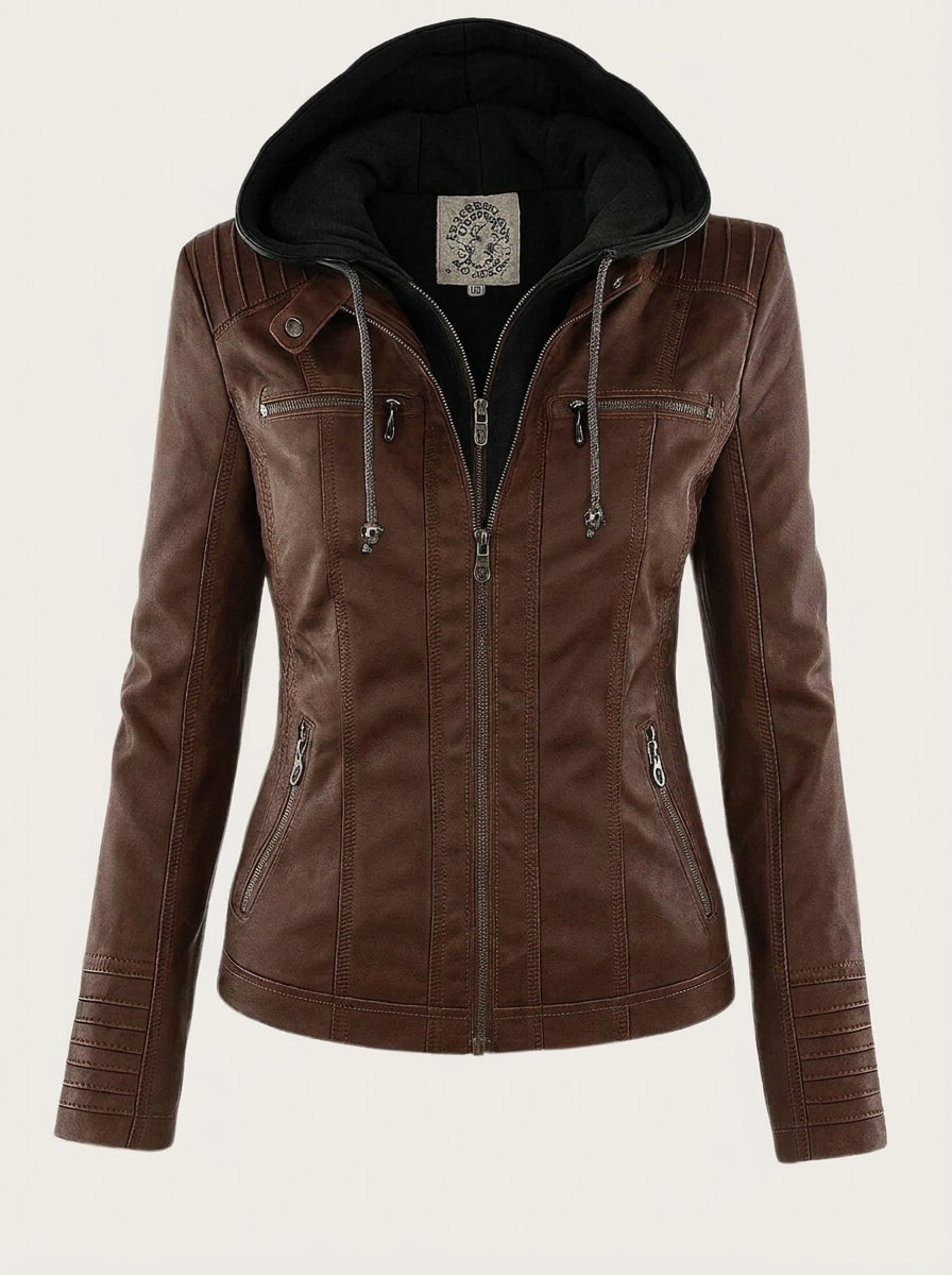 Flavia · Chaqueta con capucha y detalles acanalados · Imagen 5