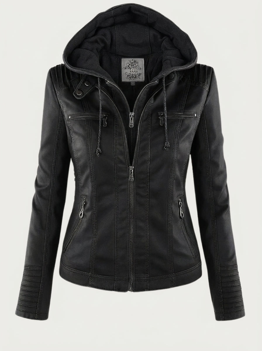 Flavia · Chaqueta con capucha y detalles acanalados · Imagen 6