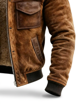 Beniamino · Chaqueta efecto ante con cuello suave · Imagen 4