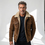 Beniamino · Chaqueta efecto ante con cuello suave · Imagen 5