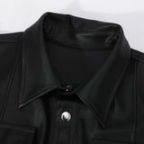 Pasquale · Sobrecamisa efecto piel con botones · Imagen 5