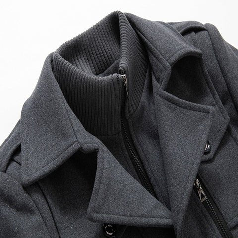 Salvatore · Abrigo con cuello alto interior · Imagen 3