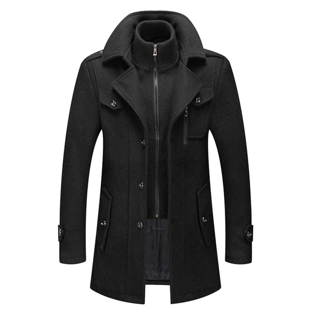 Salvatore · Abrigo con cuello alto interior · Imagen 9