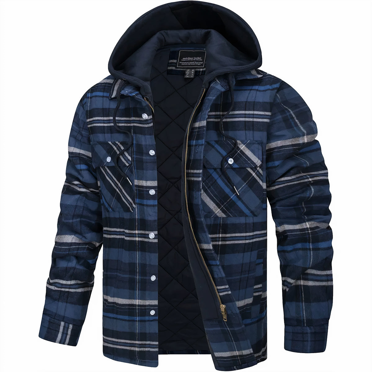 Tancredi · Chaqueta de cuadros con capucha · Imagen 5