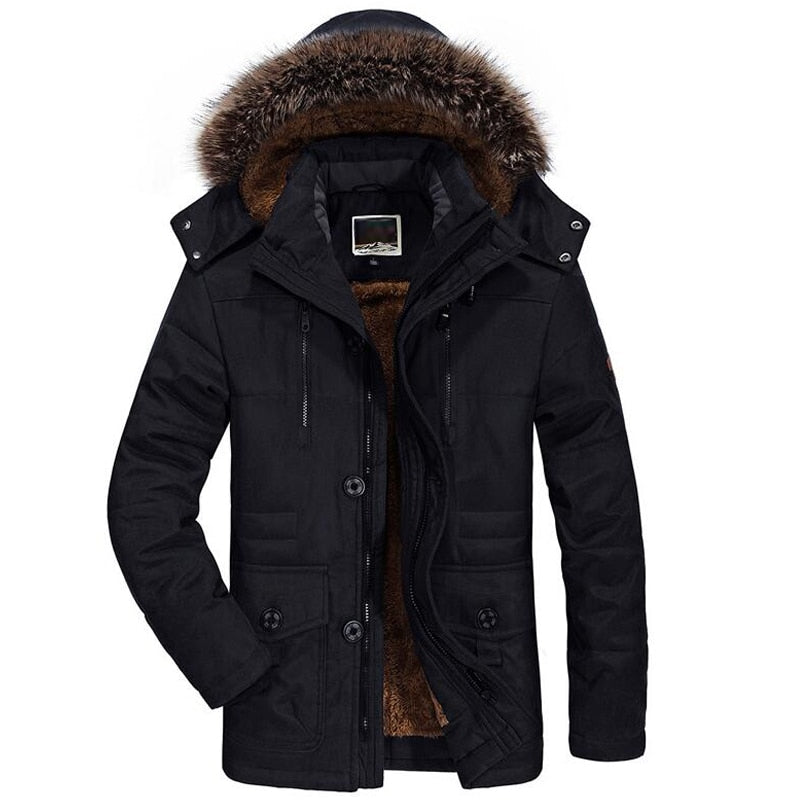 Zeno · Parka con capucha y ribete efecto pelo · Imagen 1