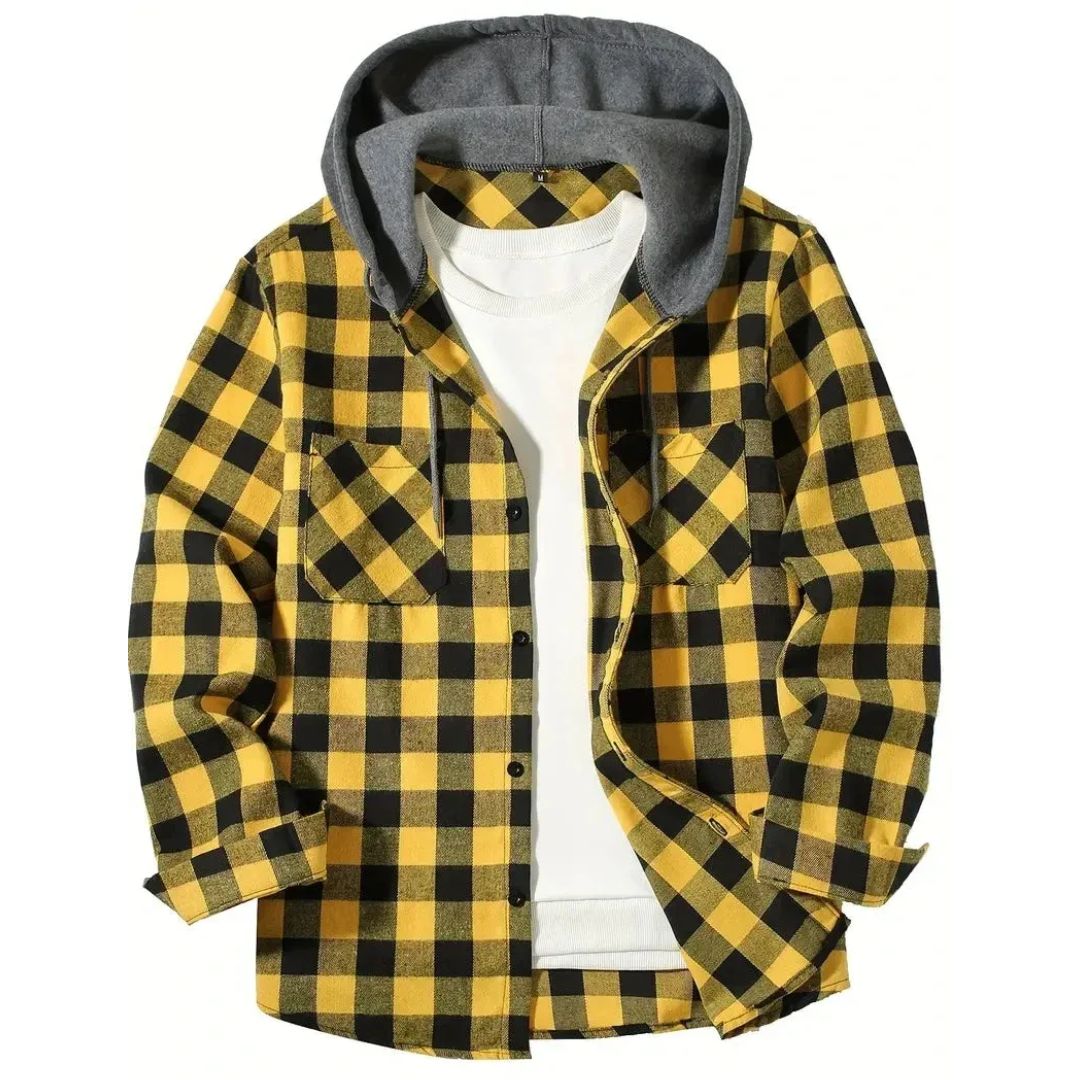 Tiziano · Chaqueta de cuadros con capucha · Imagen 5