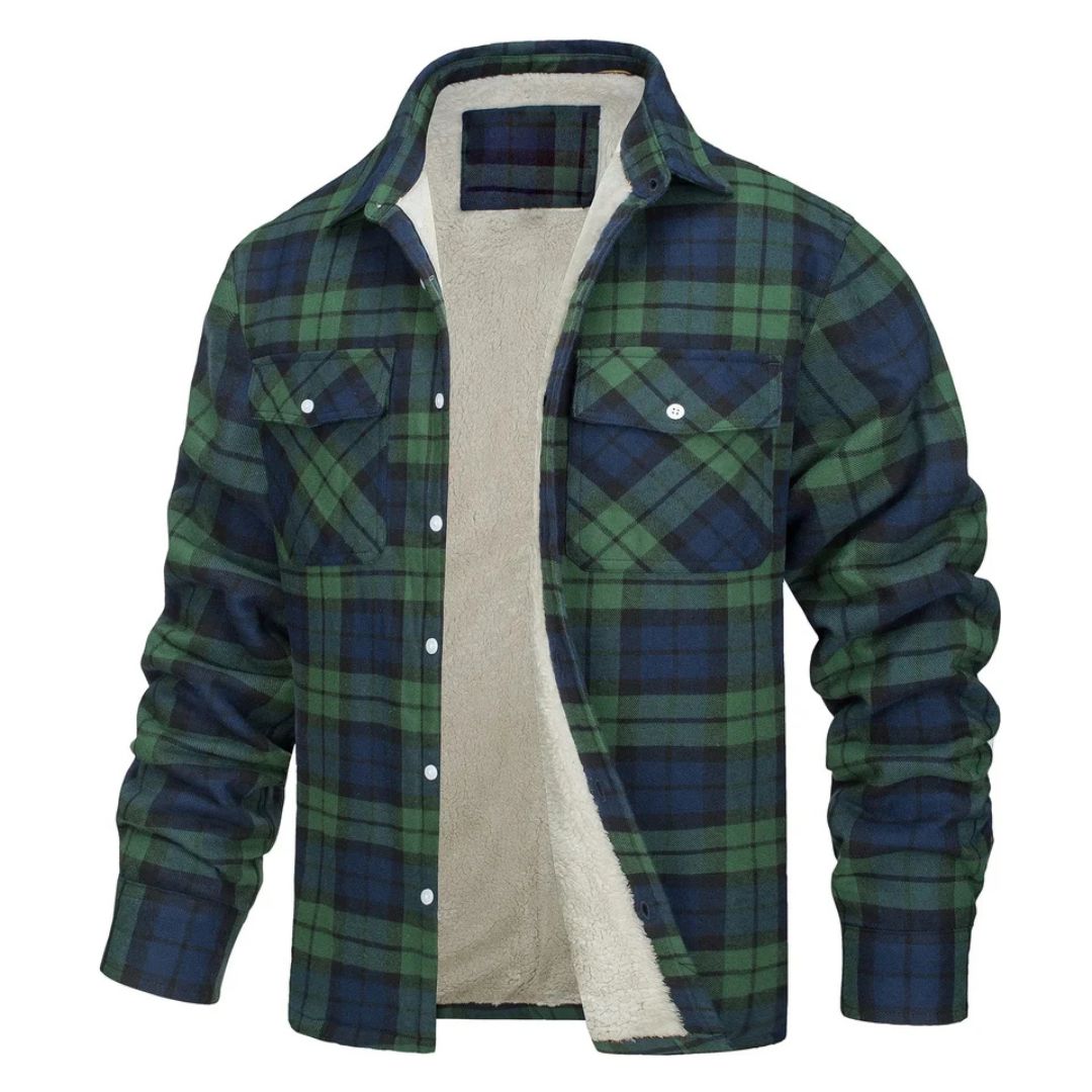 Fulvio · Chaqueta de cuadros con interior afelpado · Imagen 4