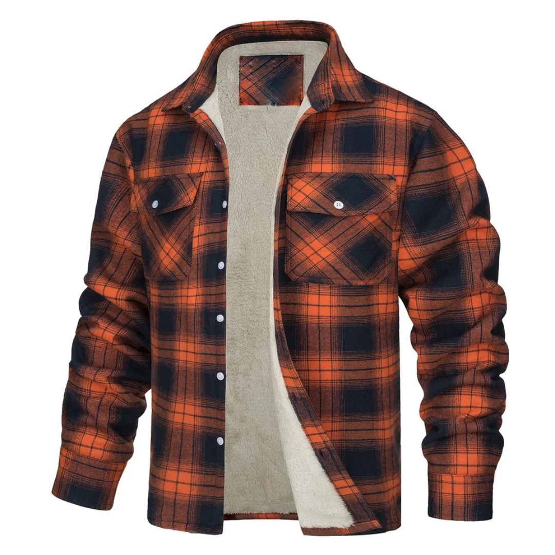 Fulvio · Chaqueta de cuadros con interior afelpado · Imagen 5