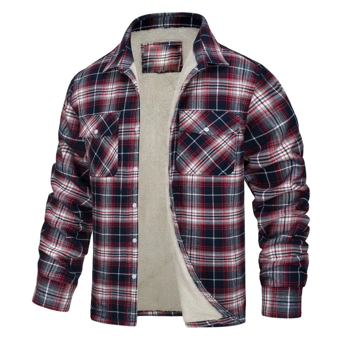 Fulvio · Chaqueta de cuadros con interior afelpado · Imagen 7